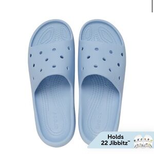 Crocs Light Blue Slides